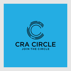 letter c and circle logo design