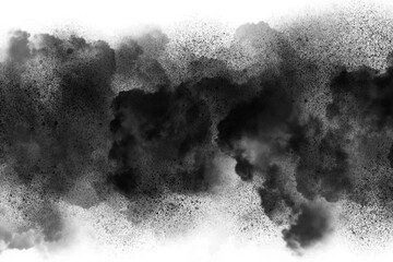 black smoke or black cloud transparent