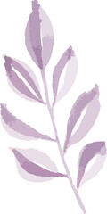 Fototapeta na wymiar watercolor floral minimal trace style 