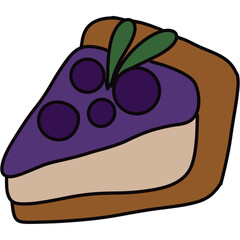 Blueberry cheesecake 