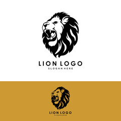 Lion Logo Classic Vector stock vector