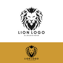 Lion Logo Classic Vector stock vector