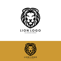 Lion Logo Classic Vector stock vector