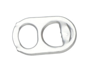 Aluminum can open loop on transparent background png file