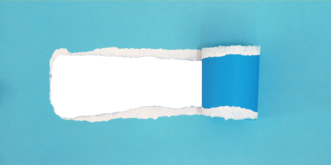 torn paper background , copy space for creative advertising text with transparent png file