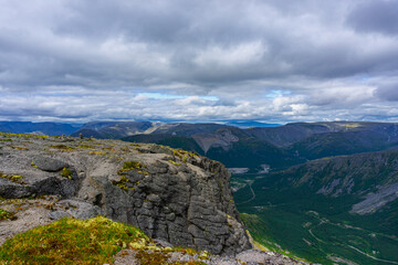 Khibiny Mountains. Ski resort- Arctic region of Russia is a popular hiking trail