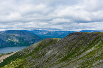 Khibiny Mountains. Ski resort- Arctic region of Russia is a popular hiking trail