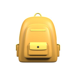 School Bag 3d Illustration