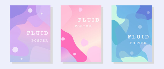 Vector background gradient design. Fluid poster. Background for postcards and brochures.