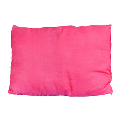Pink pillow, isolated on transparent background - PNG format.
