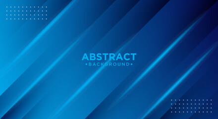 Technology futuristic background striped lines with light effect on blue background. Space for text.