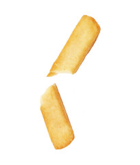 french fried on transparent background png file