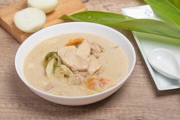 Thai Chicken Coconut Soup Tom Kha Gai Thai food