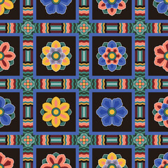 Dan-cheong. Korean traditional temple art.