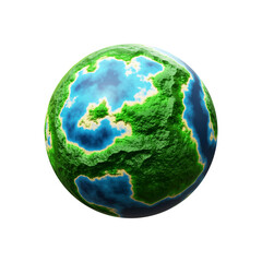 Naklejka premium 3d earth planet illustration