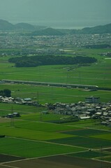 N700A running on Tokaido Shinkansen line in countryside