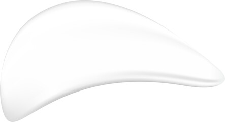 smear white cream, cosmetic cream, lotion swipe texture