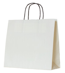 paper bag isolated with clipping path for mockup