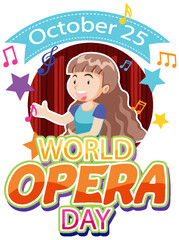World Opera Day Poster Design