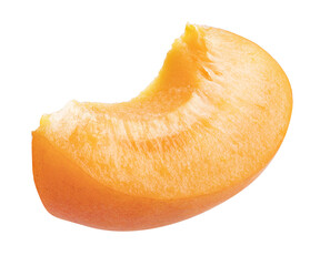 Apricot isolated on white background