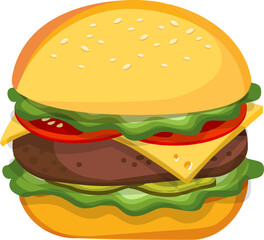 Burger sandwich bread bun, Fast food menu. Hamburger, cheeseburger, Hotdog