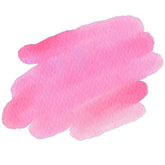 Pink Watercolor Shape