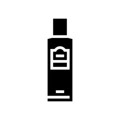liquid fragrance bottle perfume glyph icon vector. liquid fragrance bottle perfume sign. isolated symbol illustration