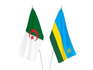 Algeria and Republic of Rwanda flags