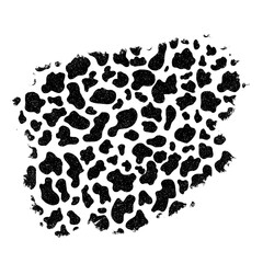 Black Cow Print