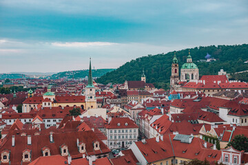 Panorama of Prague City