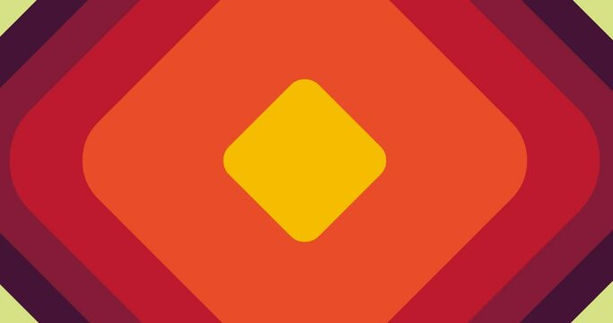 multicolored ray diagonal diamond background animation flourish