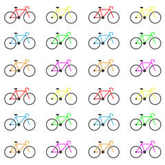 Bicycle simple icon silhouette on white background. Ground transport. colorful jpeg illustration.Bicycle icon vector logo template. simple icon. jpg on white background jpg image 
