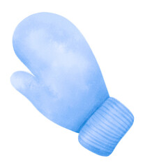 Christmas gloves illustrations watercolor styles