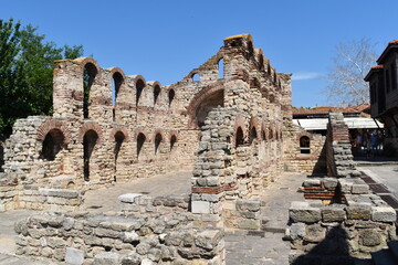 Obraz premium ruins of the ancient Bulgarian church
