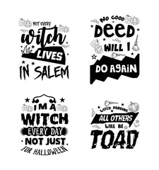 Halloween lettering typography set. Happy Halloween typography Design.
