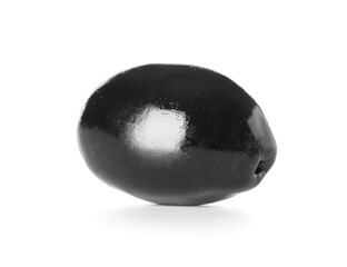 Black olive isolated on white background