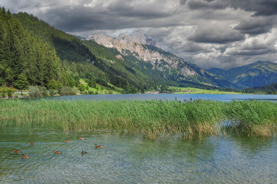 Lake Haldensee in Tannheimer Tal ,Tirol ,Austria