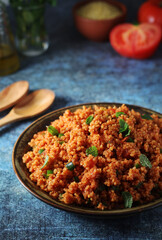 A traditional Turkish bulgur salad - Kisir