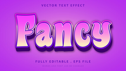 Colorful Gradient 3d word Fancy Editable Text Effect Design Template