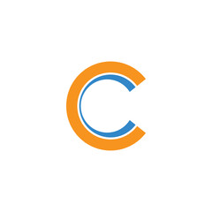 letter c logo design vektor template