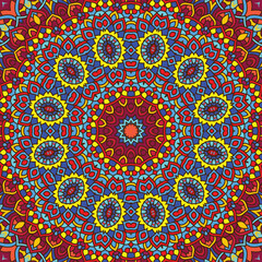 Abstract festive colorful floral vector ethnic tribal pattern and Doodle vintage Violet lace Doodle Ethnic Festive Abstract Vector Pattern