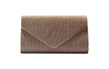 Clutch bag, Female bag Isolated on transparent background - PNG format.