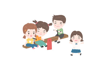 Obraz premium back to school, activities of students and learning
