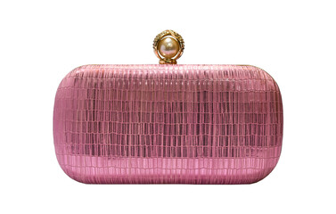 Clutch bag, Female bag Isolated on transparent background - PNG format.