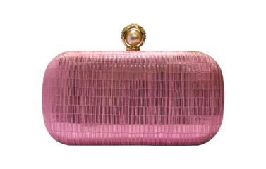 Clutch bag, Female bag Isolated on transparent background - PNG format.