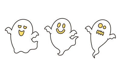 お化けのイラスト素材。