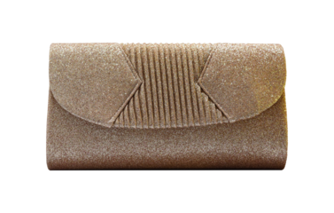 Clutch bag, Female bag Isolated on transparent background - PNG format.