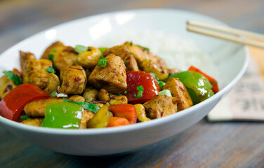 Freshly Cooked Far Eastern Chicken Dish