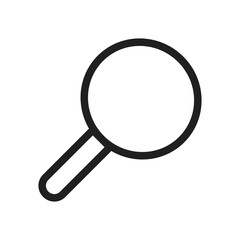 magnifying glass isolated on white