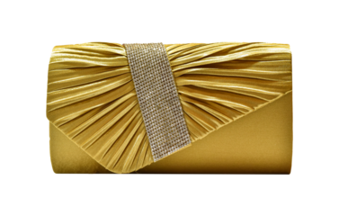 Clutch bag, Female bag Isolated on transparent background - PNG format.